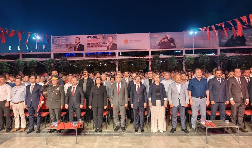 Aydın’da 15 Temmuz ruhu yeniden canlandı