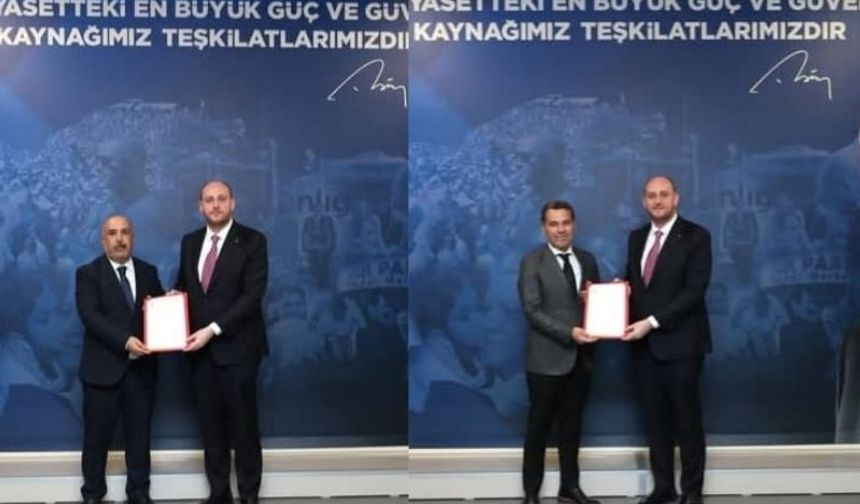 AK Parti Aydın'da iki ilçeye yeni başkan atandı