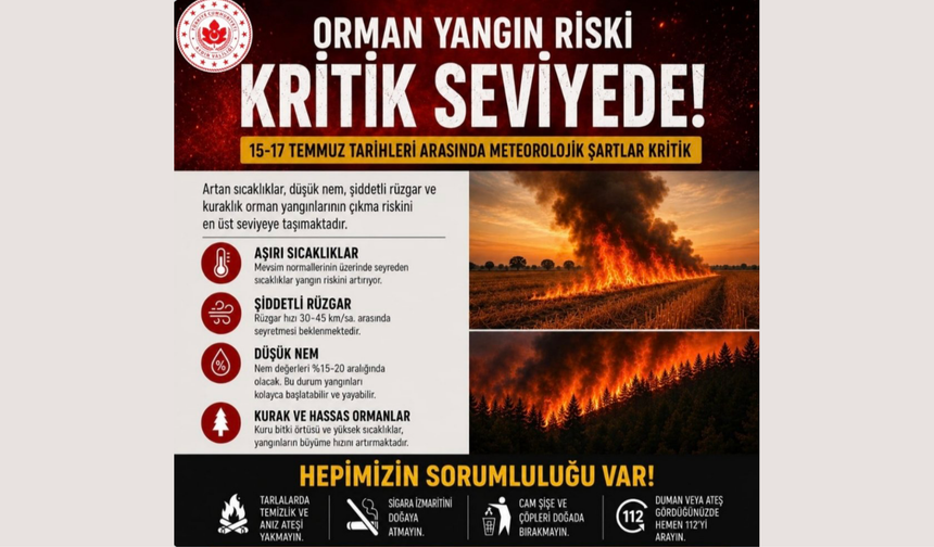 Valilikten Aydınlılara 'ateş yakmayın' uyarısı!