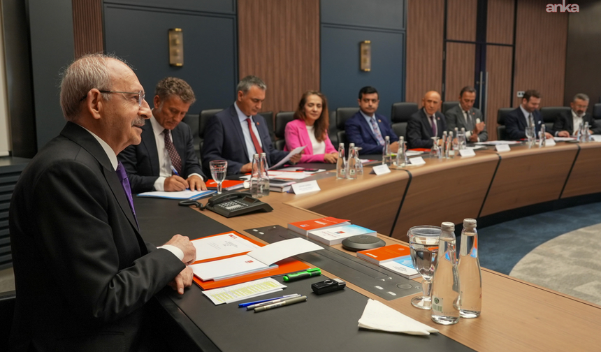 CHP MYK, Kılıçdaroğlu başkanlığında toplandı