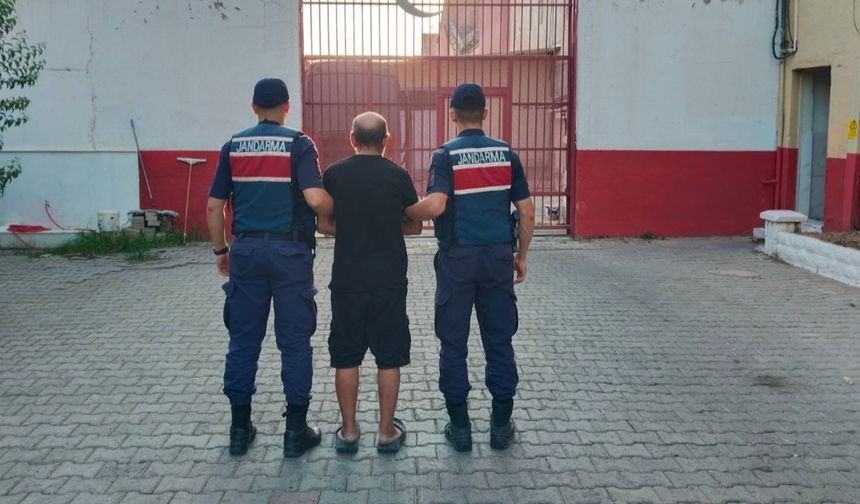 Germencik'te 10 yıl hapis cezasıyla aranan hükümlü yakalandı