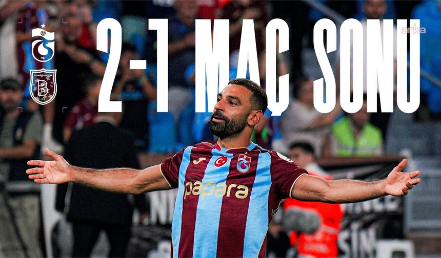 Trabzonspor, Başakşehir'i Salah'ın golleriyle 2-1 mağlup etti