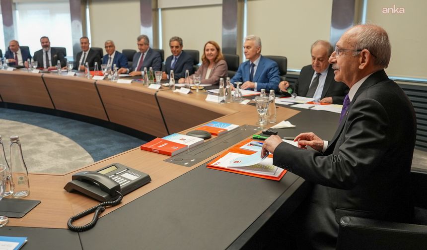 CHP MYK, Kemal Kılıçdaroğlu başkanlığında toplandı