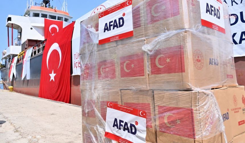 Türkiye’den Lübnan’a 40 palet ilaç yardımı