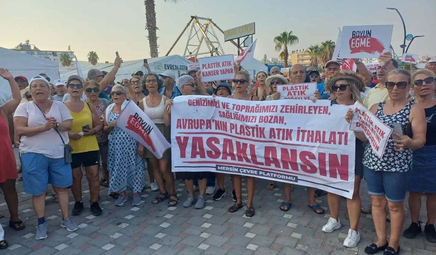 Mersin Çevre Platformu'ndan plastik atık ithalatına tepki