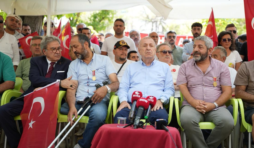 Ümit Özdağ’ın “Bayrağını al, Güvenpark’a gel” çağrısıyla vatandaşlar gazilerin Güvenpark'taki eylemine destek verdi