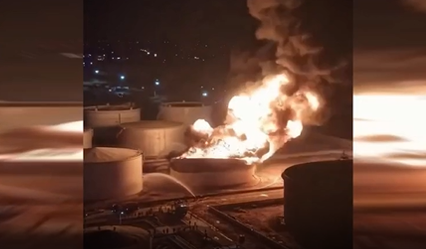 Libya'nın en büyük petrol rafinerilerinden Zaviye'ye İHA saldırısı