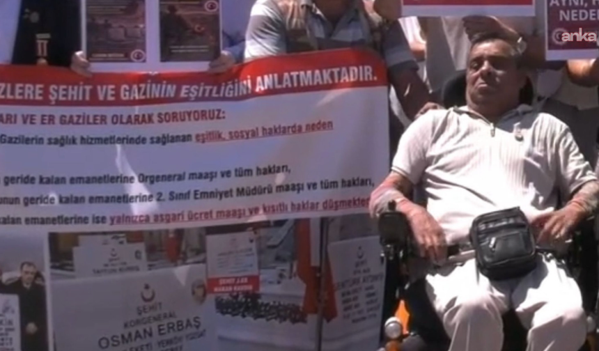 Güvenpark'taki eylemde rahatsızlanan er gazi Erdal Özdemir, hayatını kaybetti