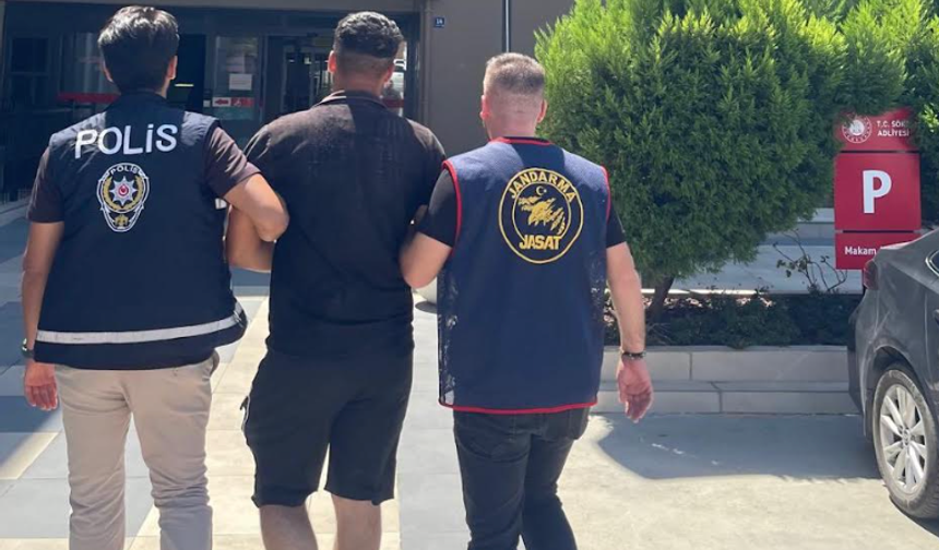 Söke'de barakaya saklanan firari kaçarken yakalandı