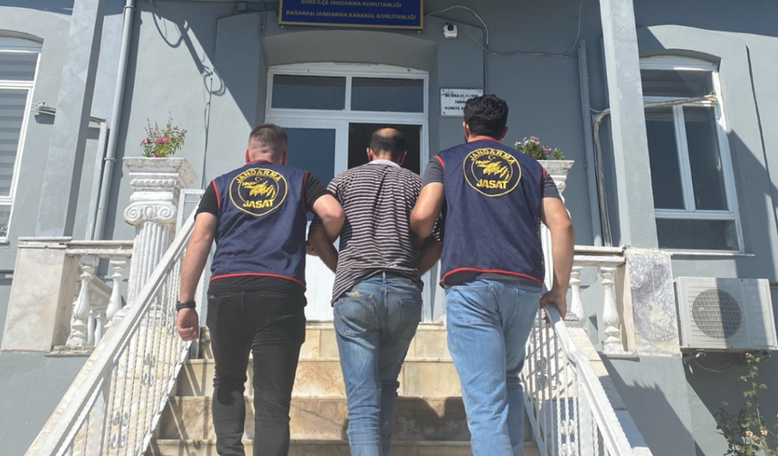 Söke'de 5 yıl hapis cezası bulunan hükümlü yakalandı