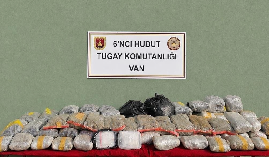 Van hudut hattında 51 kilo yasaklı madde ele geçirildi