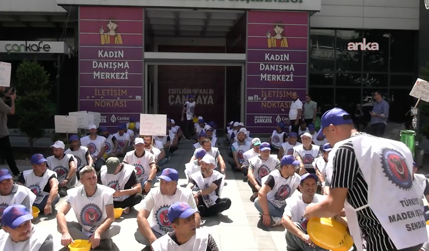 Madencilerin eylemi sürüyor: "Bıktık artık"