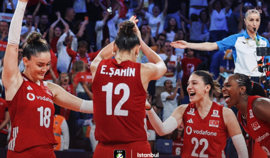 A Milli Kadın Voleybol Takımı, Macaristan'ı 3-0 mağlup etti