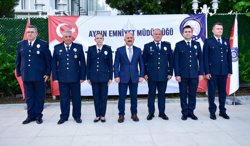 Aydın’da 48 emniyet personeli terfi etti