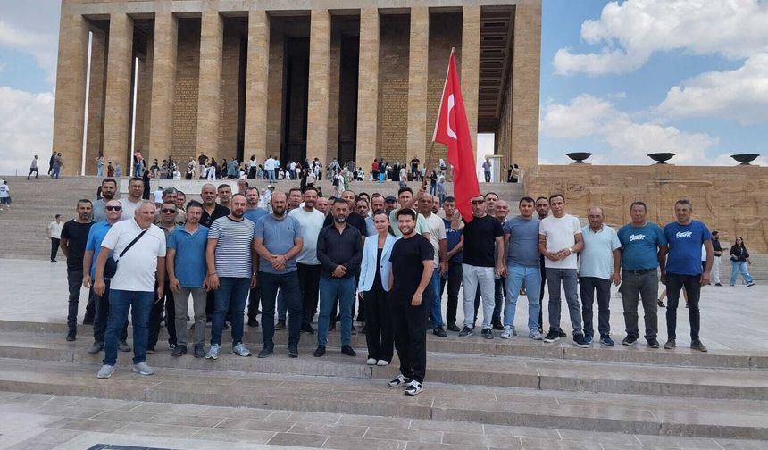 Doruk Madencilik işçileri Anıtkabir'den seslendi!