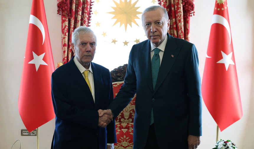 Cumhurbaşkanı Erdoğan, Fenerbahçe Spor Kulübü Başkanı Yıldırım'ı kabul etti