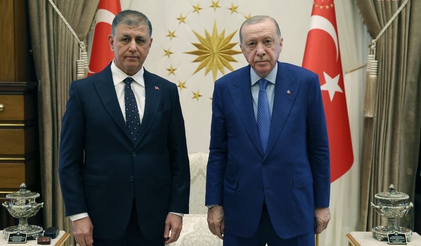 Cumhurbaşkanı Erdoğan, İzmir Büyükşehir Belediye Başkanı Cemil Tugay'ı kabul etti