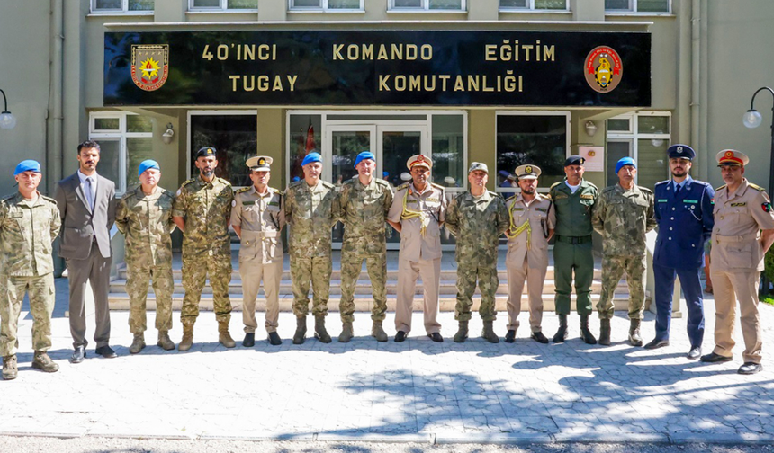 Libyalı 362 asker komando eğitimini tamamladı