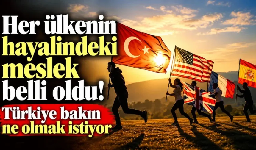Her ülkenin hayalindeki meslek belli oldu! Türkiye’nin tercihi şaşırttı