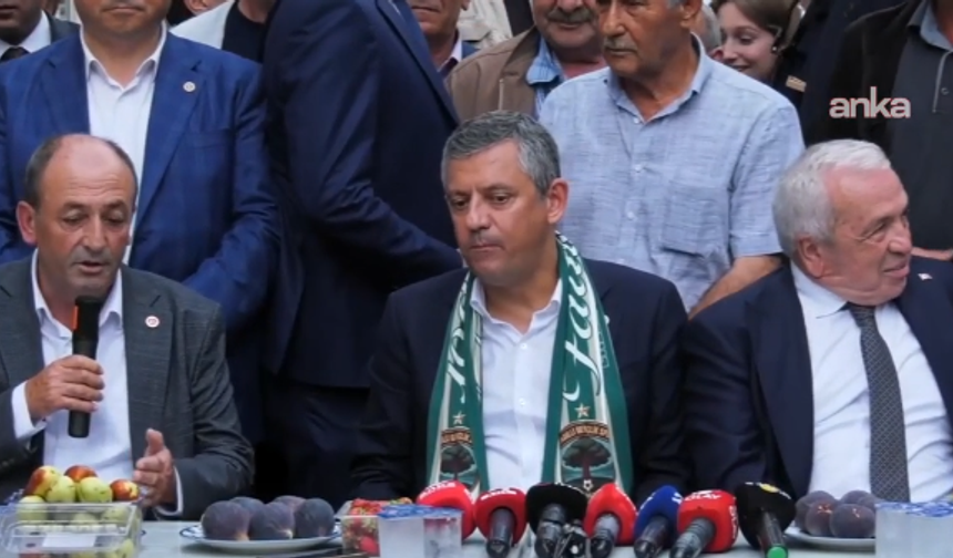 Özgür Özel: "Çiftçinin kullandığı mazot ucuzlayacak"
