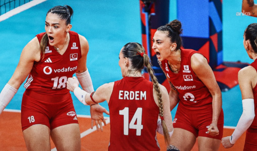 A Milli Kadın Voleybol Takımı çeyrek finalde!
