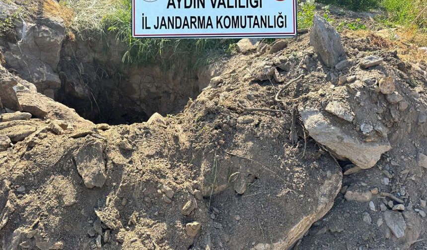 Aydın'da kaçak kazıya suçüstü: 5 kişi yakalandı