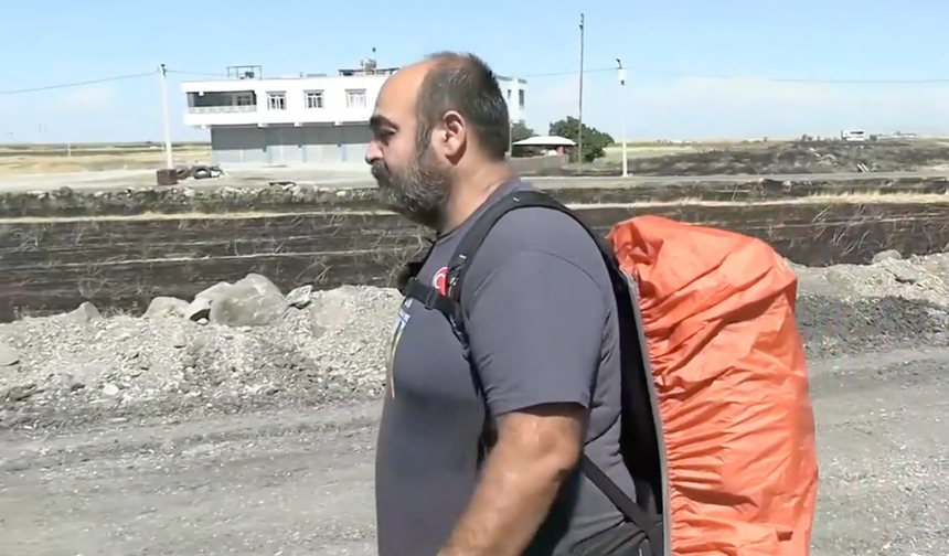 Baba Arif Güran, Narin Güran için Cumhurbaşkanlığı’na “adalet” yürüyüşü başlattı