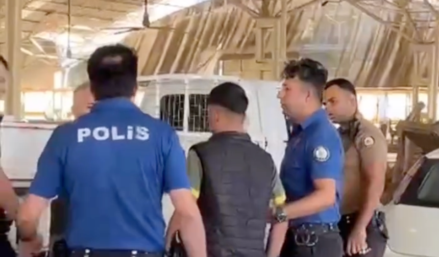 Aydın'da bir çocuk pompalı tüfekle yakalandı