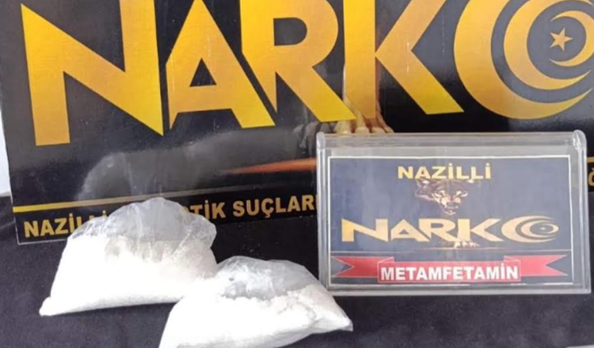 Nazilli’de iş yerine narkotik baskını!