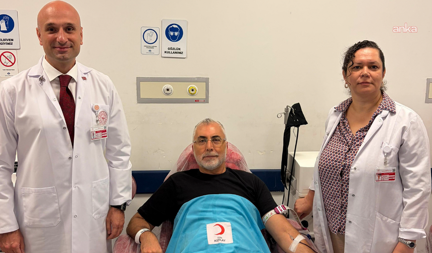 Bakan Işıkhan, kan bağışladı