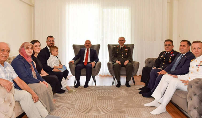 Vali Varol, gazi Çakır ve ailesini ziyaret etti