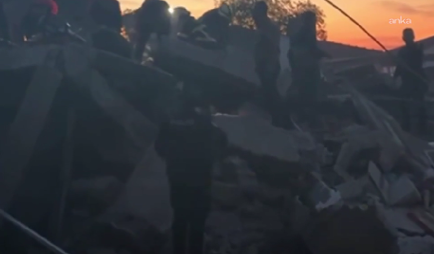 Zonguldak'ta 2 katlı bina çöktü: 1 kişi öldü, 1 kişi yaralı kurtarıldı
