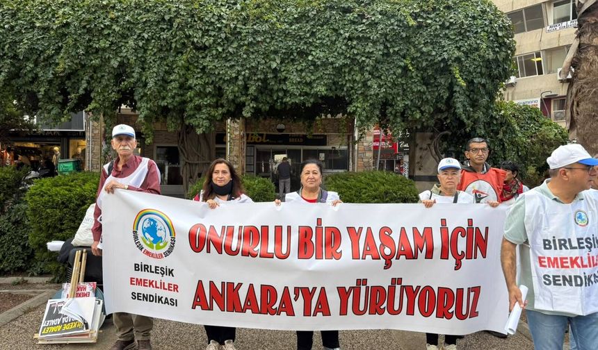 Birleşik Emekliler Sendikası’ndan Ankara yürüyüşü: “İnsanca yaşam istiyoruz”