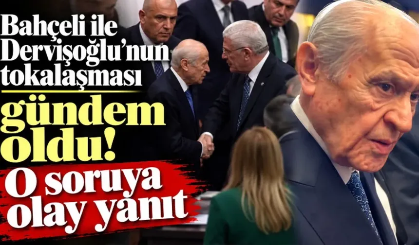 Bahçeli ile Dervişoğlu tokalaştı: “Yeni bir başlangıç” mesajı