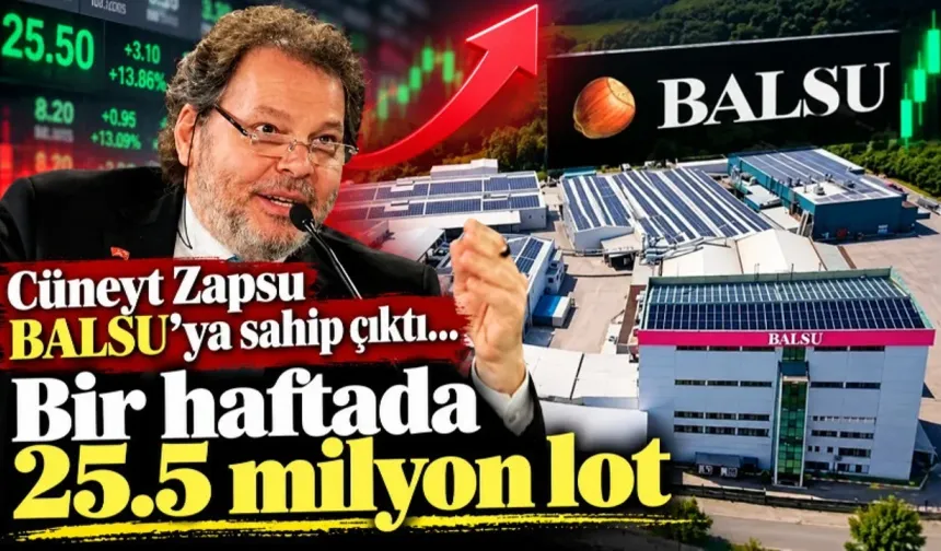 BORSA İSTANBUL'DA "BALSU" MESAİSİ: CÜNEYD ZAPSU PEŞ PEŞE HİSSE TOPLUYOR!