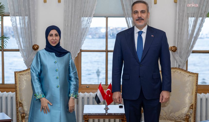 Bakan Fidan, Yemenli mevkidaşıyla bir araya geldi
