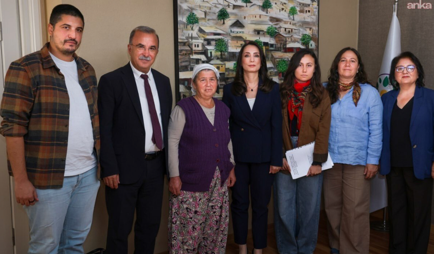 Tülay Hatimoğulları, Akbelen köylüleriyle bir araya geldi