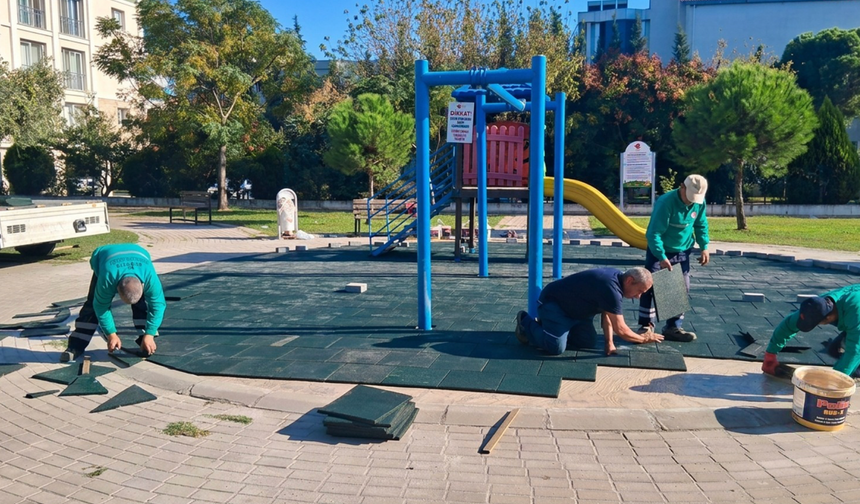 Efeler Belediyesi'nden parklarda güvenliği artıran uygulama