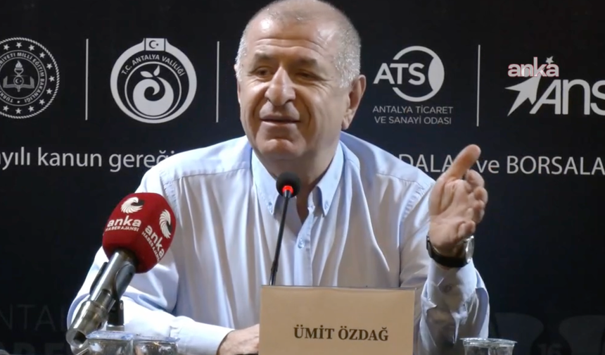 Ümit Özdağ: ''PKK için çıkarılan affa 'evet' diyenler Atatürk Cumhuriyeti'ni savunamazlar''
