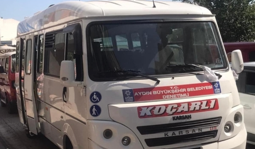 Koçarlı-Aydın minibüs saatleri değişti