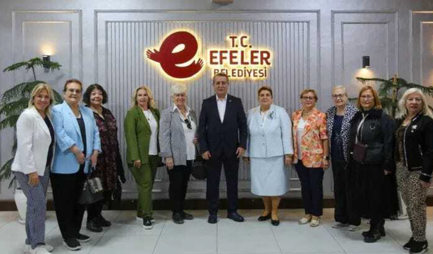 Türk Kadınlar Konseyi Derneği'nden Efeler Belediyesi'ne ziyaret