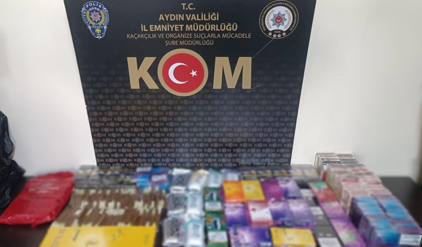 Aydın’da kaçak tütün ve elektronik sigara operasyonu