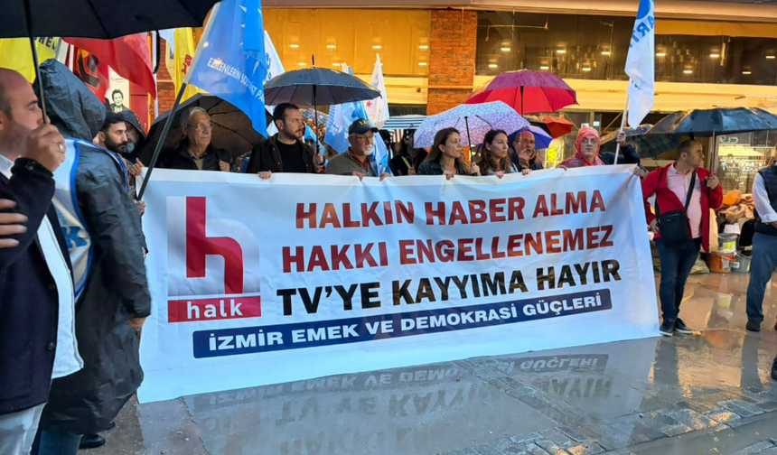 İzmir'den Halk TV'ye kayyım tepkisi!