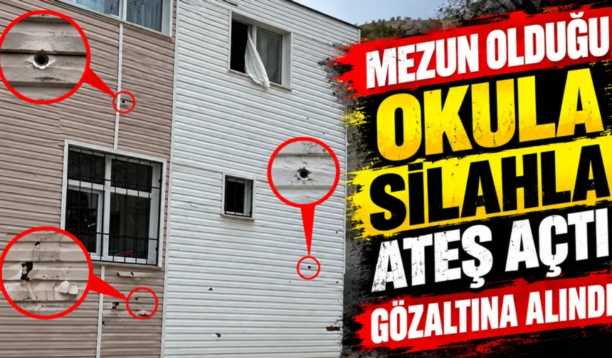 Bitlis’te Korku Dolu Anlar: Mezun Olduğu Köy Okuluna Av Tüfeğiyle Ateş Açtı!