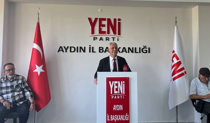 Bayram İnci, YENİ Parti Aydın İl Başkanlığı için adaylığını açıkladı