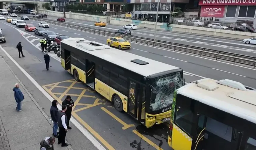 Otobüsler Çarpıştı: Yaralılar Var